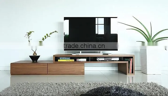 wood TV cabinet with moving