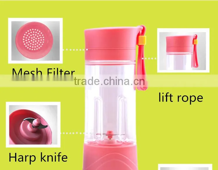 electric portable plastic manual fruit juice cup