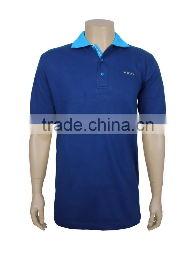 Full size printing men polo t-shirt