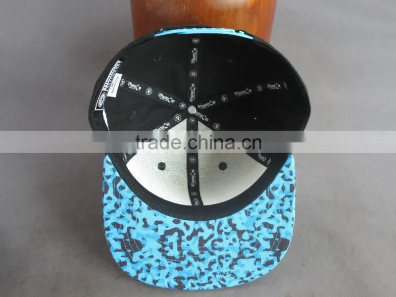 Customer 6- panel 3D Embroidered snapback hat of Wild Nature Style