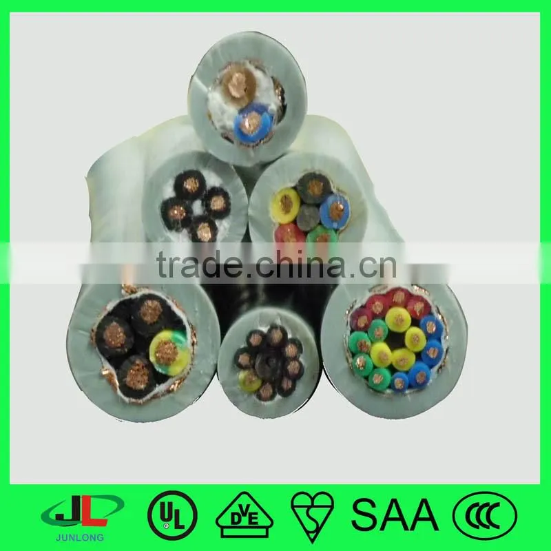 Decorative electric cord, electrical wire color, pure copper wire