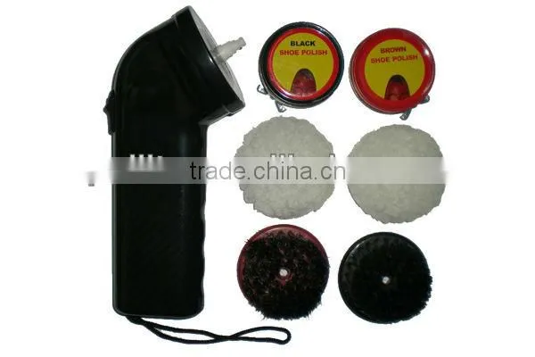 Battery operated shoe polisher, automatics shoe polisher, portable electric shoe polisher