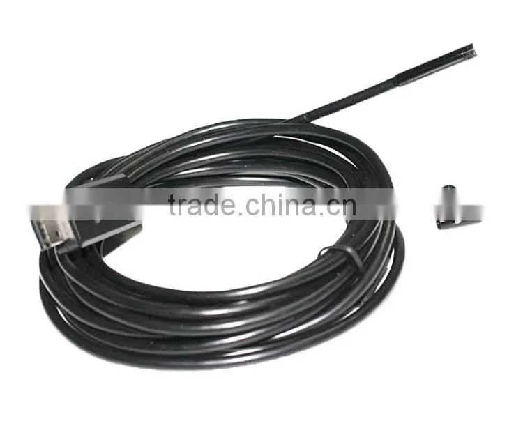 Mini 5.5mm Lens Borescope USB Tube Snake Scope Inspection Camera with 4 LED ,Waterproof Endoscope