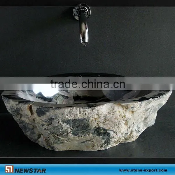 Natural Stone Sink Art Designed for Bathroom
