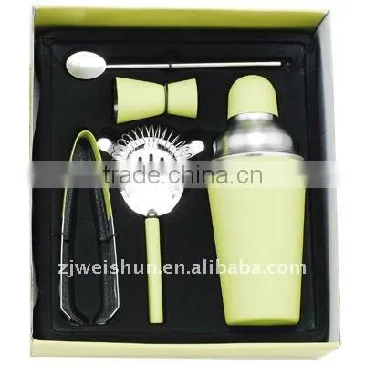 5pieces colorful bar tool set
