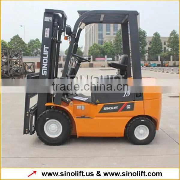 2015 SINOLIFT 1T 1.5T 1.8T Internal Combustion Counterbalanced Diesel Forklifts with CE Certificates