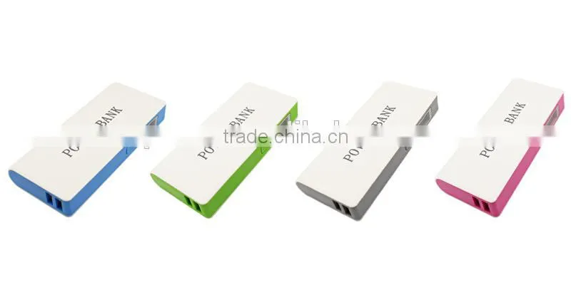 Shenzhen wholesale 18650 battery mobile phone charger portable charger 15000mah power bank