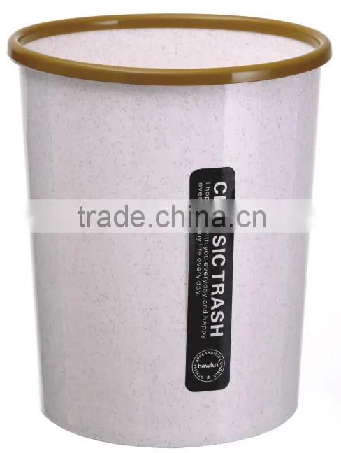 Handmade big size plastic dustbin plastic color coded dustbin