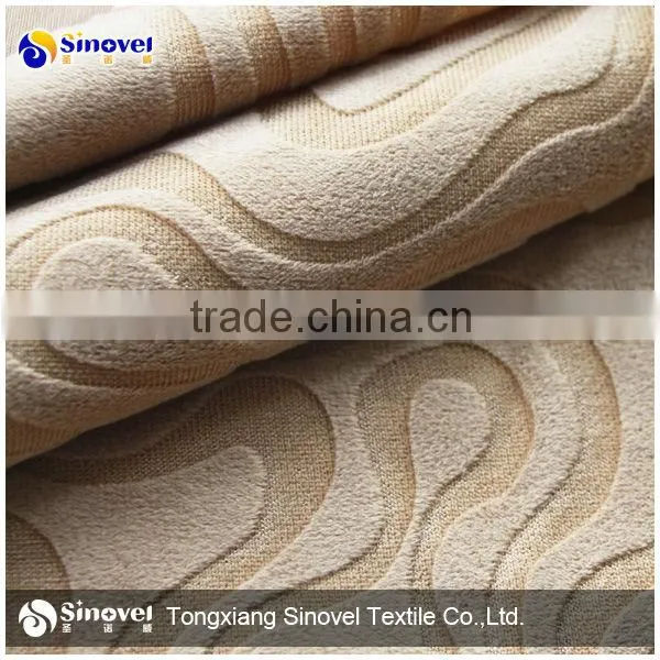 Burnout Velboa Fabric With TC For Home Textile