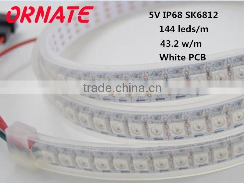 programmable 5v 12v RGB 5050 Led Strip for Indoor/outdoor Decoration Dream Color Flexible Strip Led 5050 addressable led strip