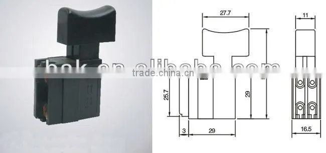 Electric tool switch 6A 250v 5e4 power tool switch for Hitachi BK-030