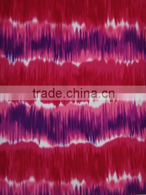 Digital printing polyester spandex fabric