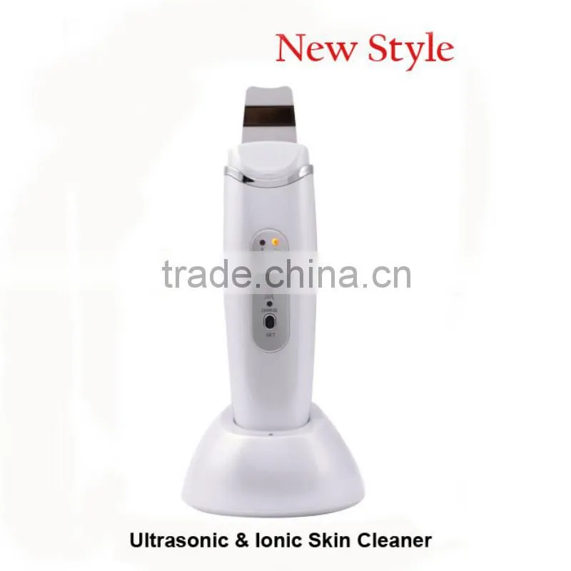 2014 new style ultrasonic skin scrubber face scrubber