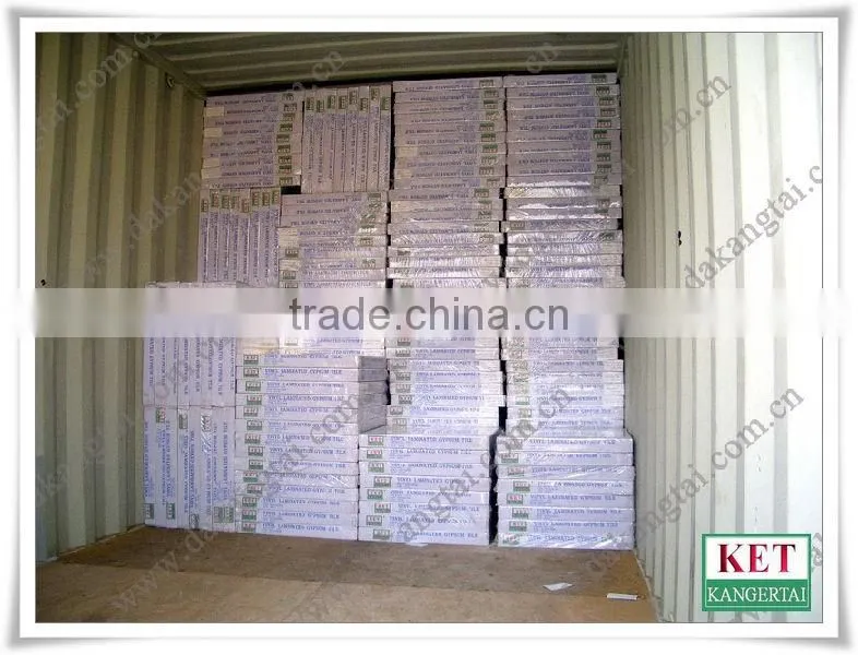 595*595 Decor Film faced gypsum ceiling board