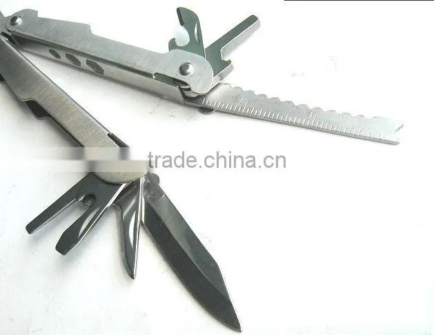 multi function grip purpose pliers with knife tools
