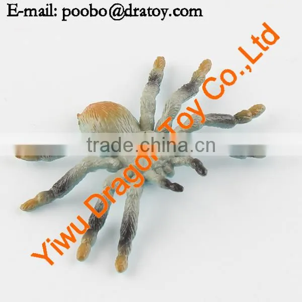 12 designs pvc colorful spider toy