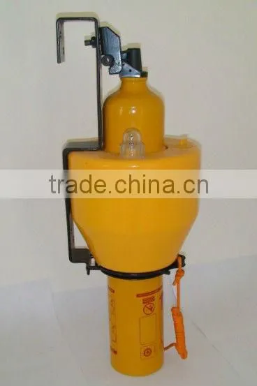 Self-igniting light and Orange Smoke signal for lifebuoy