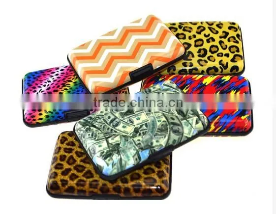 custom plastic credit card holder wallet