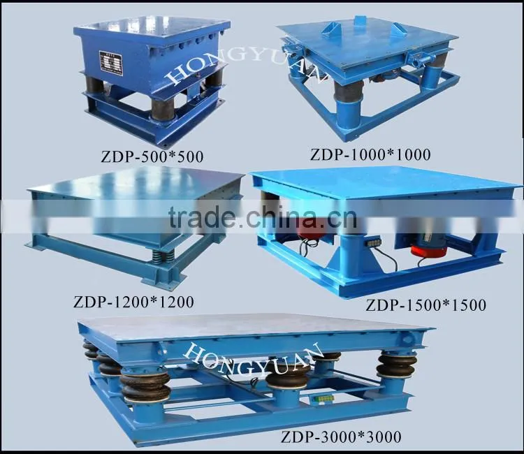2015 Hot Selling paver mould using with vibration table vibrator moulding