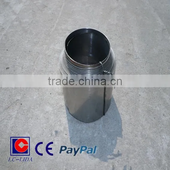 telescopic type spiral steel tape shield for screw