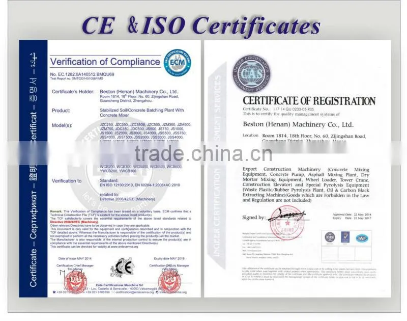 Low price PLC schenider Control HZS25 mini batching plant sold to Algeria