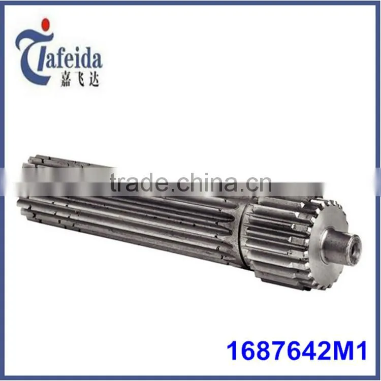 Main Shaft for Massey Ferguson,MF Agricultural Tractor Parts,Transmission Components,1687642M1, 21 Spline / 7 Groove, Mainshaft