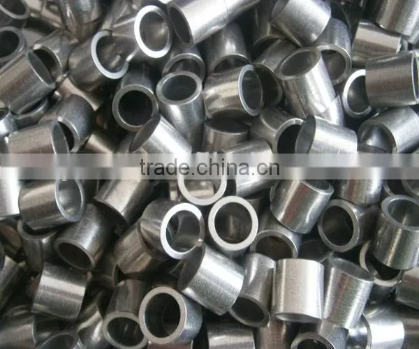 8x10mm aluminium silver color skateboard bearing spacer