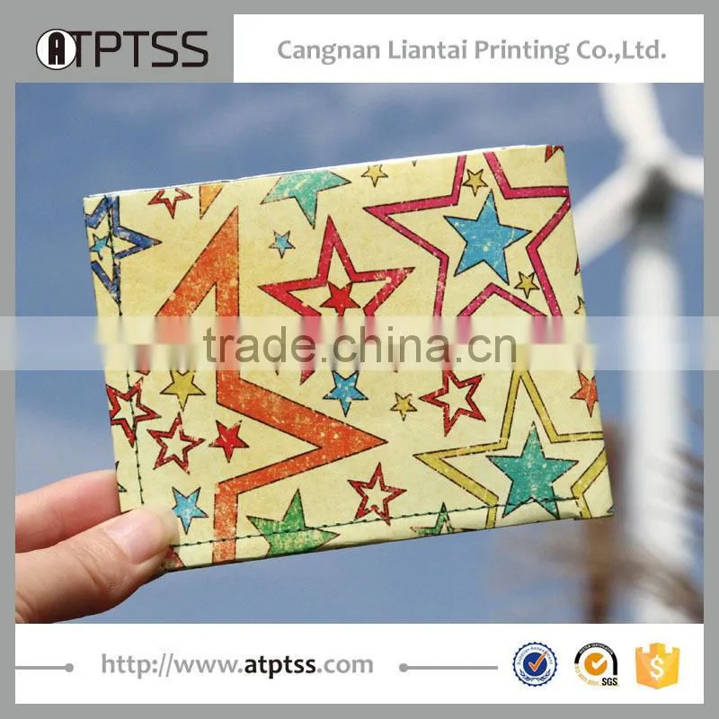 LT-star printed tyvek wallet and billfold paper wallet