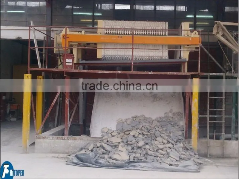 Automatic filter press for paper mill