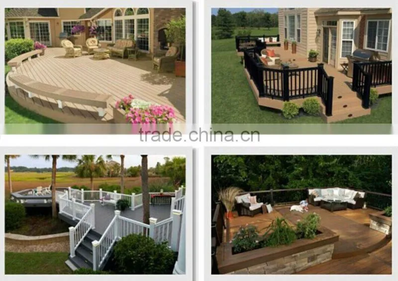 new wpc decking /Huzhou wpc factory/wpc deck board