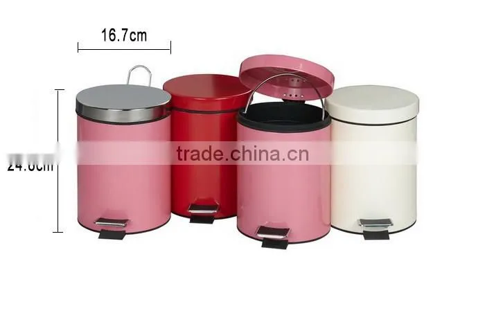 Decorative Stainless Steel Airtight Trash Can