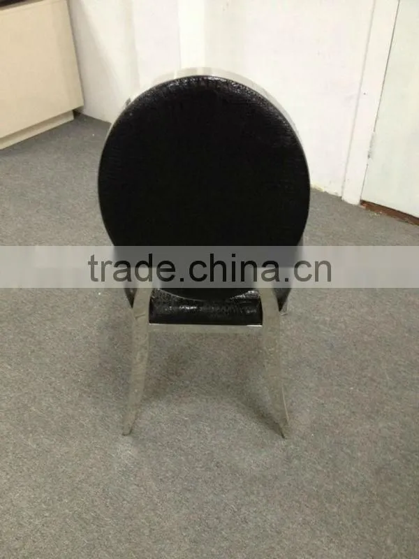 Luxury living room Furniture stainless steel chairs