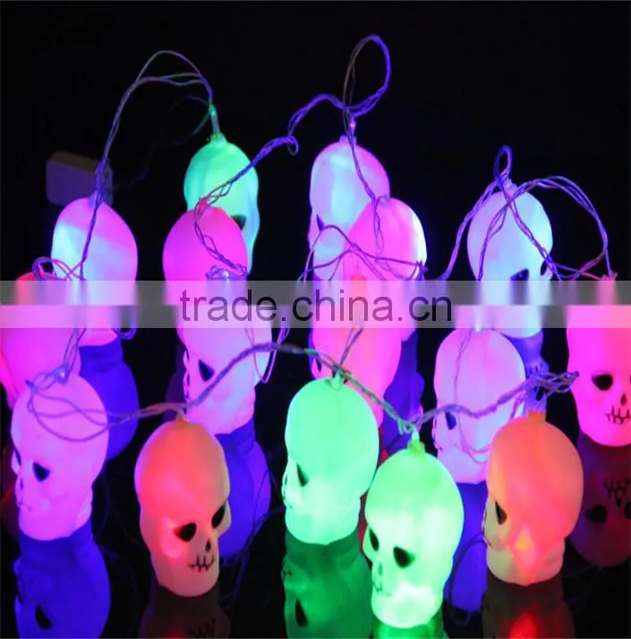 N93 3.5M Halloween Props Haunted House Supplies Bar Decoration 16 LED Pumpkin String Light Fairy lights Festival Lamp