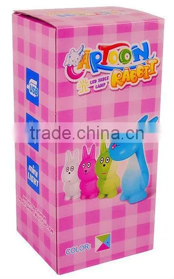 Supply fashion Rabbit cartoon 16LED folding table lamp