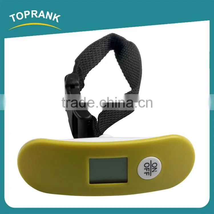 Travel Accessory Colorful LCD Display Digital Luggage Scale Travel Portable Handheld Luggage Weighing Scale