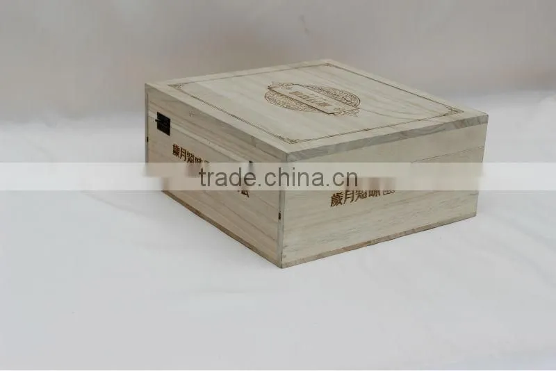 2015 new design customized luxury wooden tea box made in china