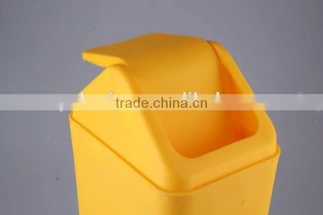 Plastic Trash Can Household Garbage Can/Rubbish Bin