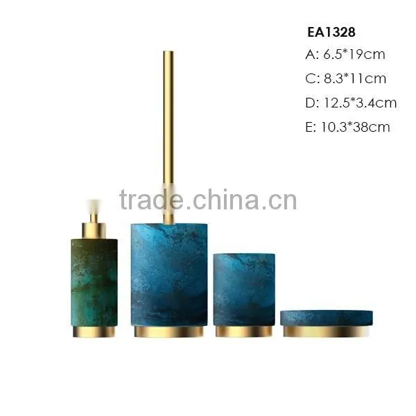 Bathroom spare parts concrete bathroom accessories set