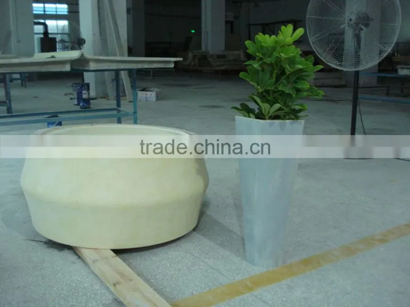 Modern Fiberglass Bamboo Table