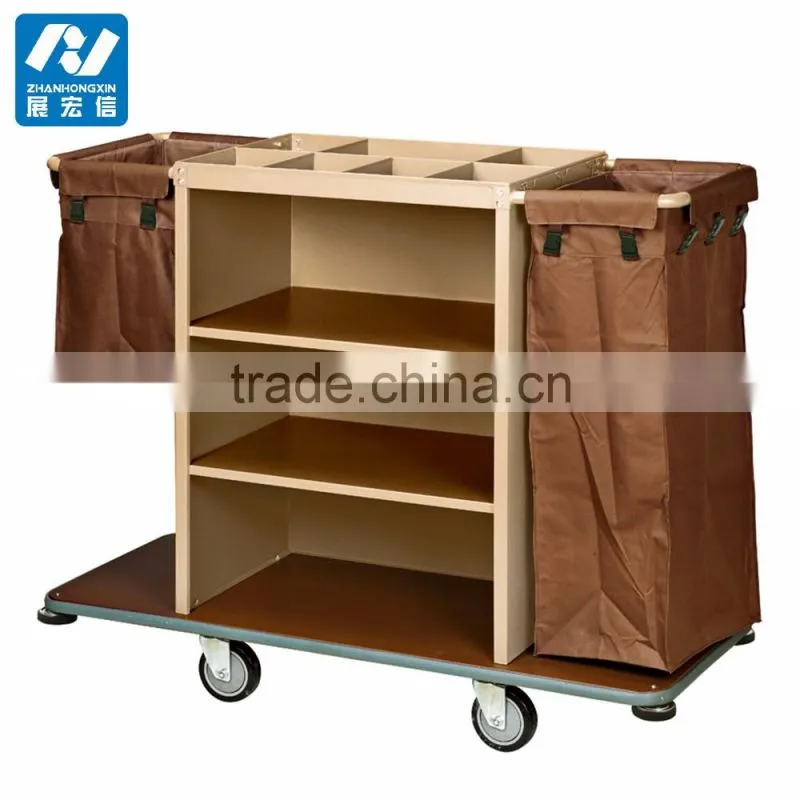 Laundry cart cleaning trolley Hotel linen trolley