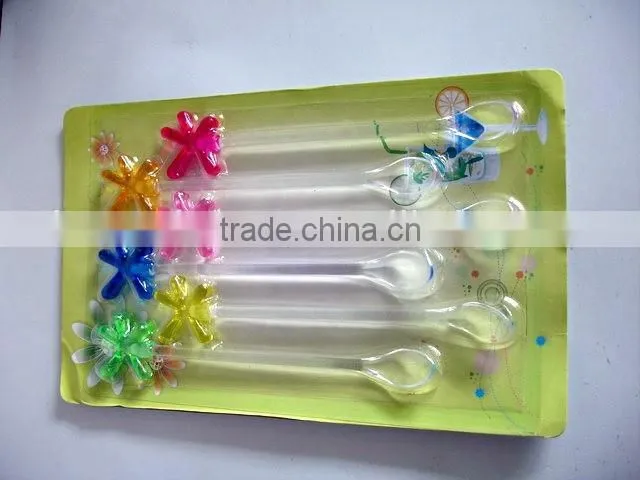 Glass Swizzle Stick Novelty