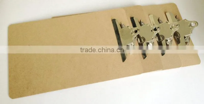 School office use with metal clip A4 MDF clipboard