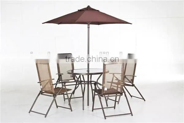 Outdoor stainless steel sling furniture patio garden aluminum sling furniture