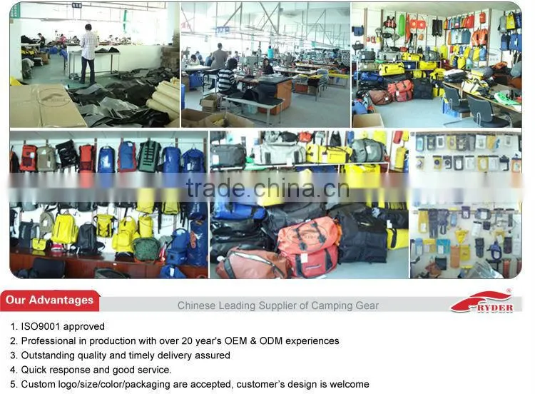Steam taped nylon waterproof bag