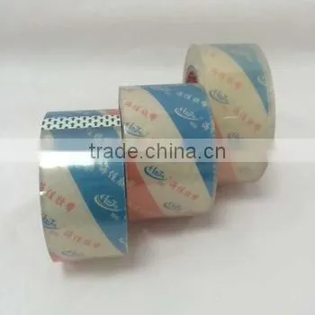 waterproof yellowish bopp packing tape/solvent based acrylic LT. yellow bopp tape