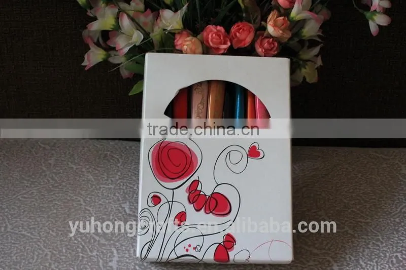 High quality Spanish wood fabric fan