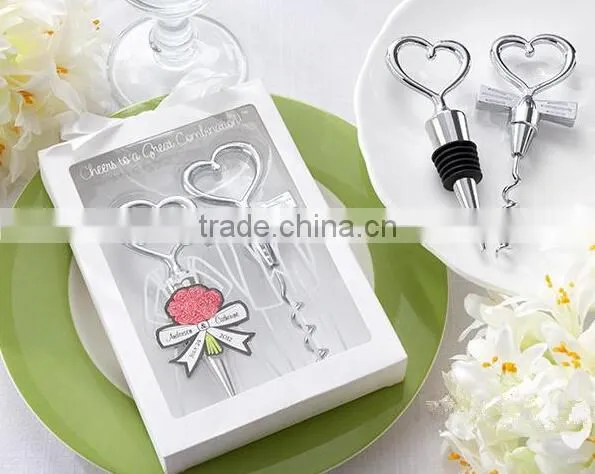 Creative Wine Bottle Opener/Metal Wine Bottle Opener/Promotional Wine Bottle Opener For Wedding