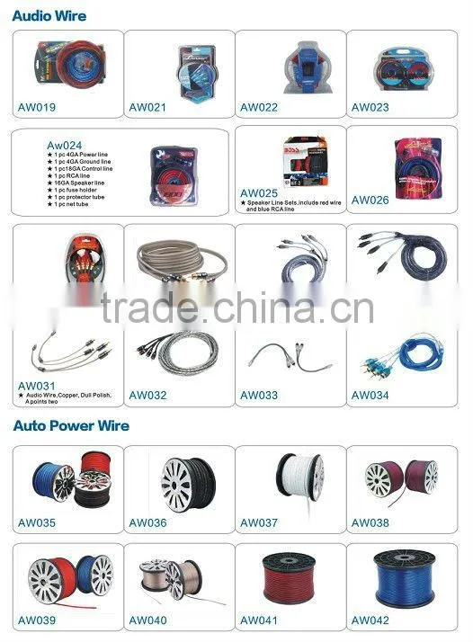 Auto Power Wire power cable 5 wire
