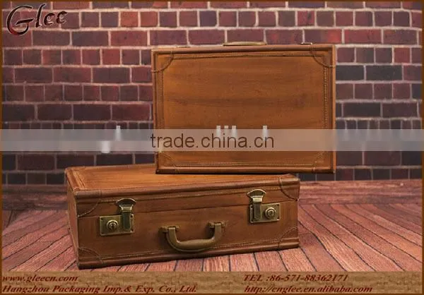antique color wooden purse box for christmas sale