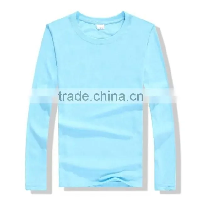 Plain Round Neck Promotion T-shirt/Slim Fit Colorful T shirt Custom Logo